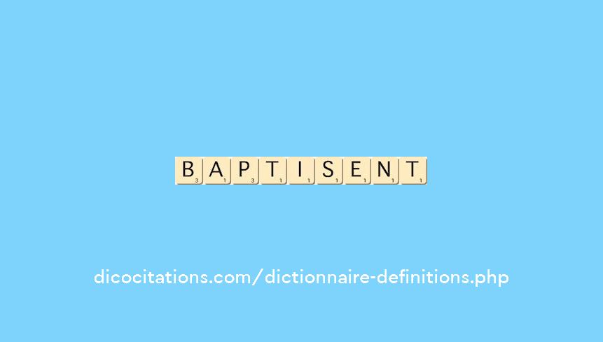 baptisent baptisent