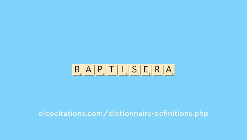 baptisera baptisera
