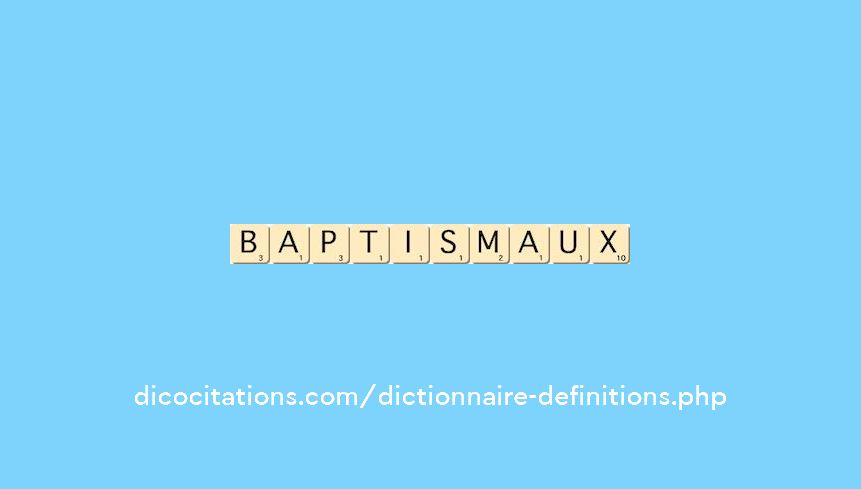 baptismaux