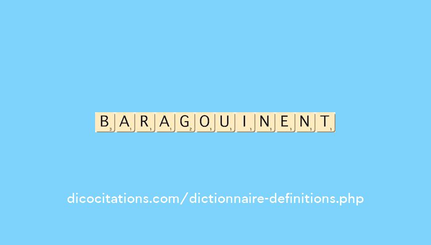 baragouinent