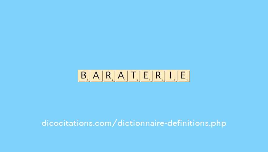 baraterie