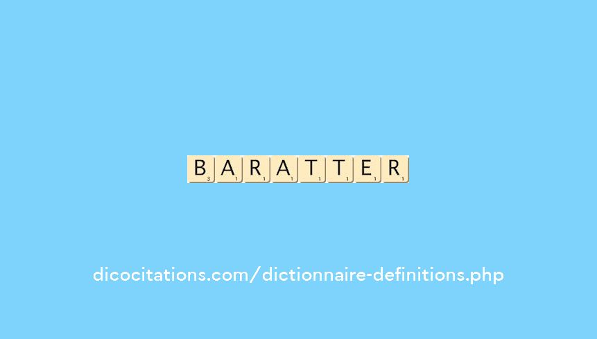 baratter