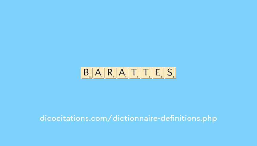 barattes barattes