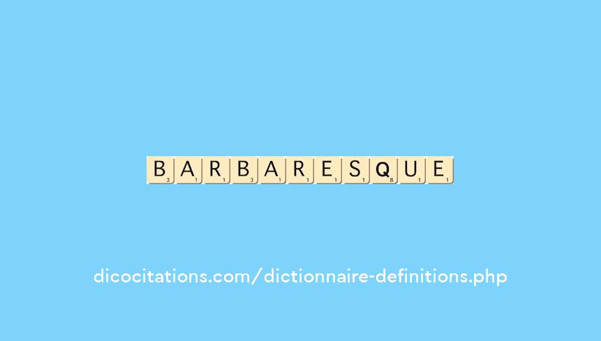barbaresque barbaresque