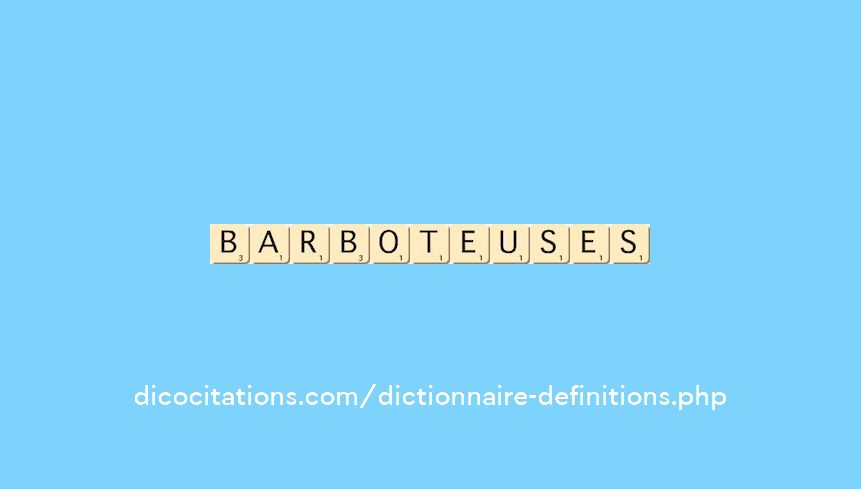 barboteuses barboteuses