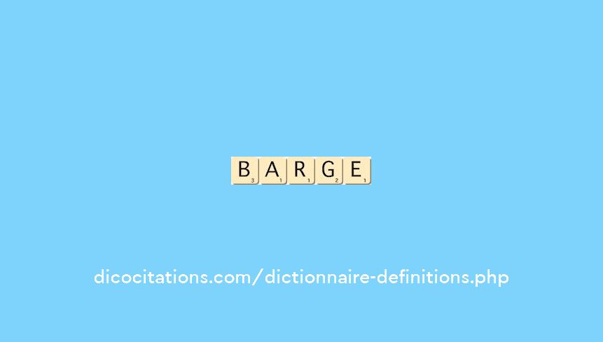 barge