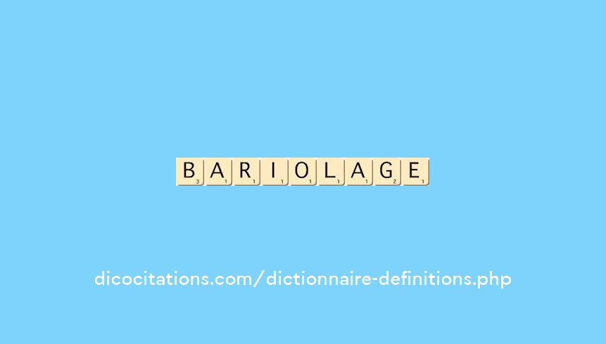 bariolage bariolage