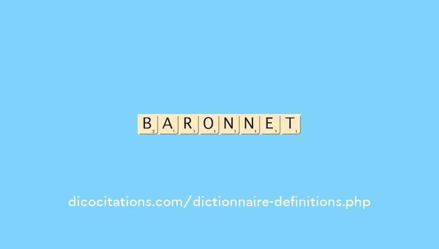 baronnet baronnet