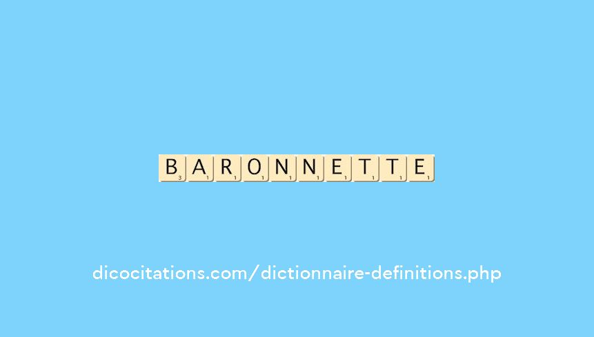 baronnette