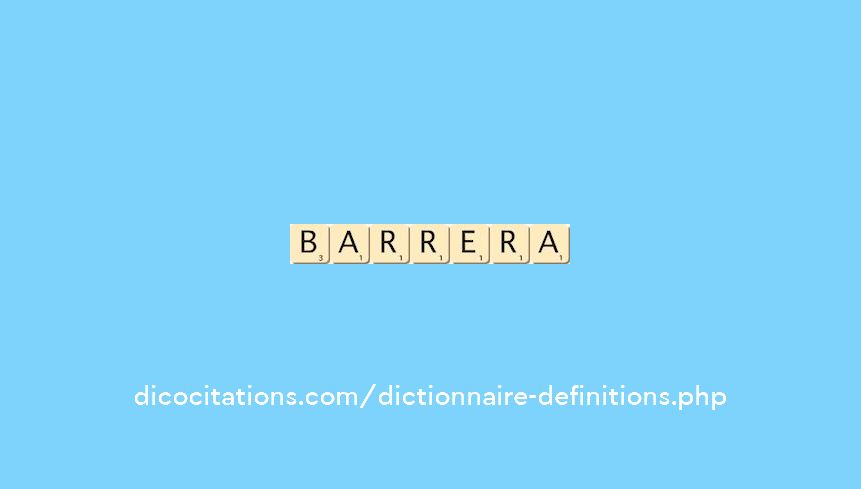 barrera barrera