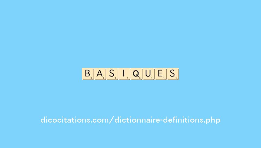 basiques basiques