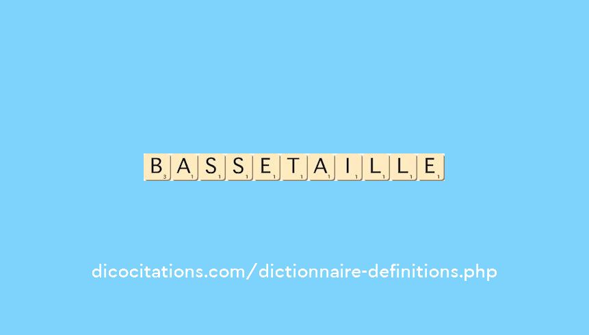 basse-taille