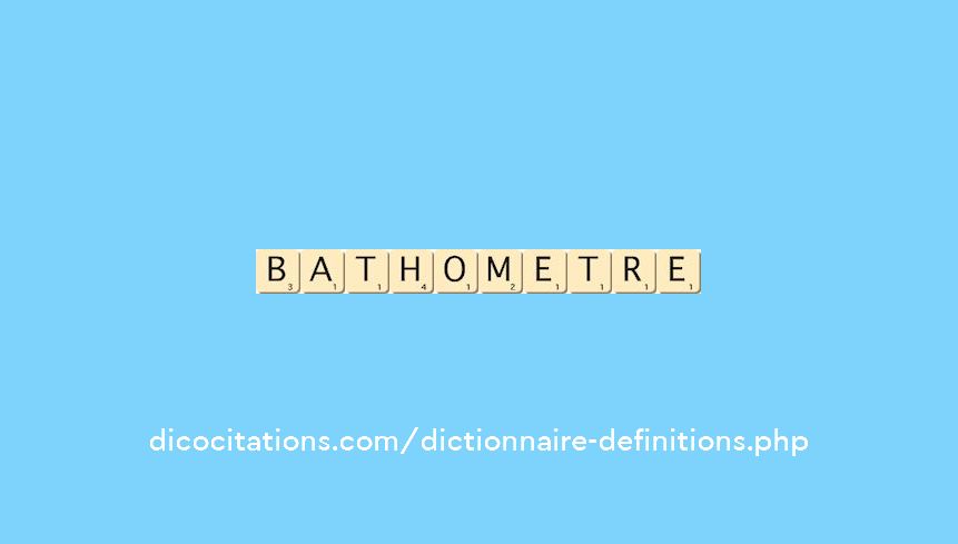 bathometre bathometre