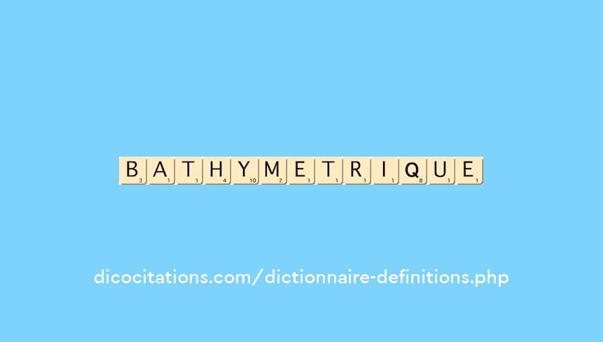 bathymetrique bathymetrique