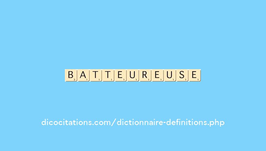 batteur--euse