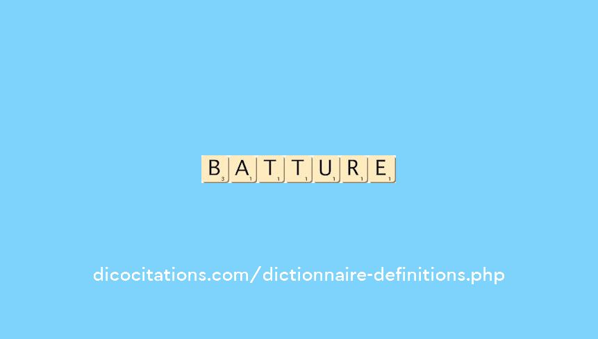 batture