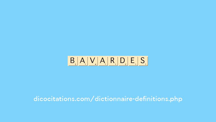 bavardes bavardes