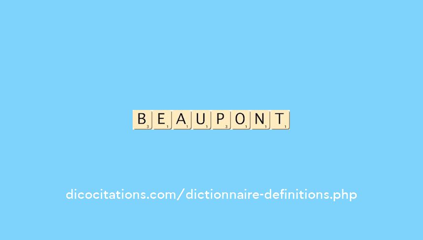 beaupont beaupont