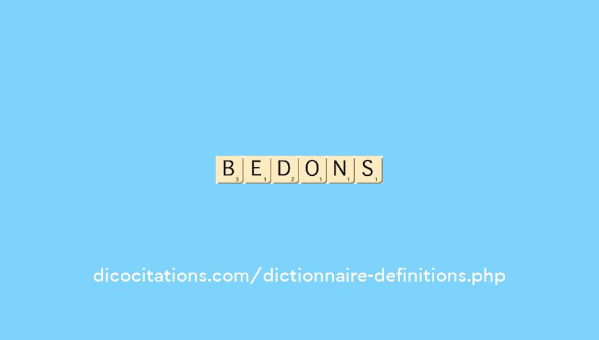 bedons bedons