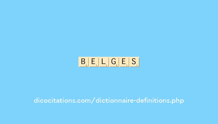 belges