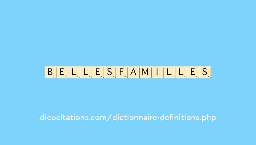 belles-familles