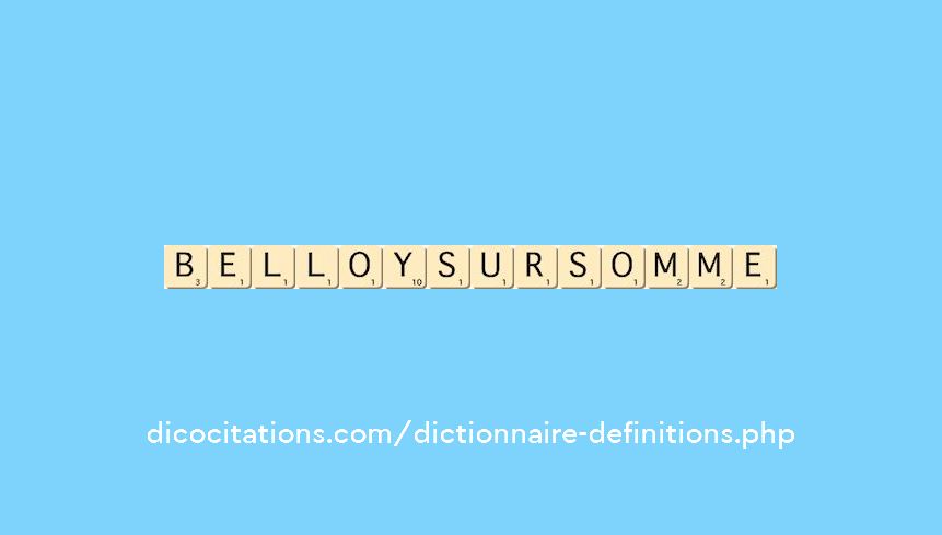 belloy-sur-somme belloy-sur-somme