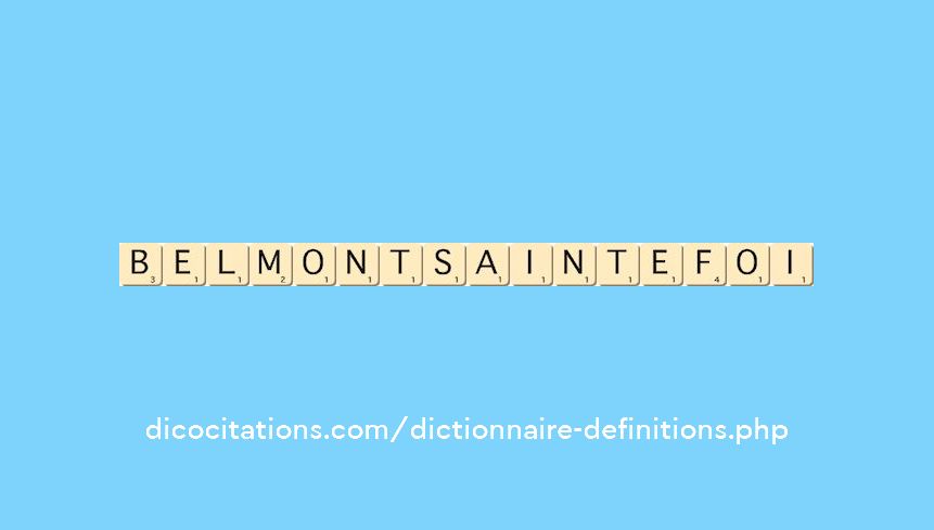 belmont-sainte-foi