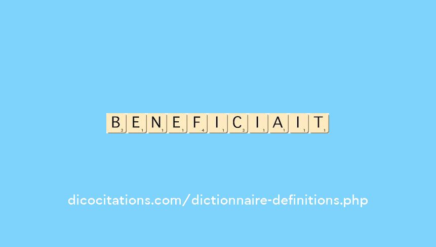 beneficiait beneficiait