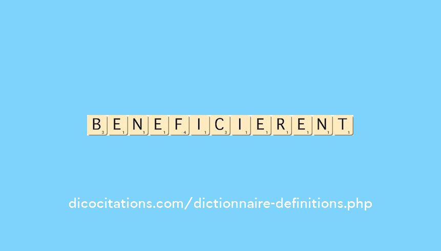 beneficierent beneficierent