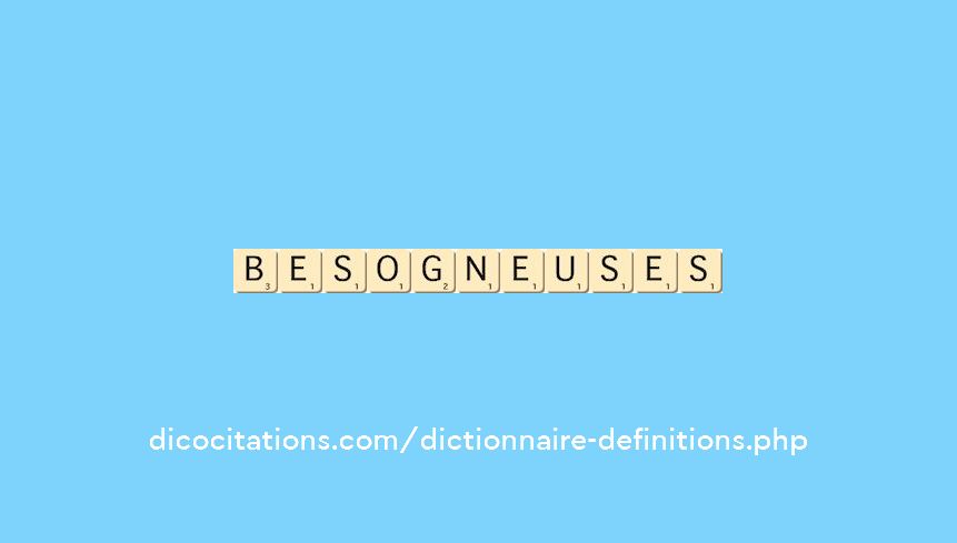 besogneuses besogneuses