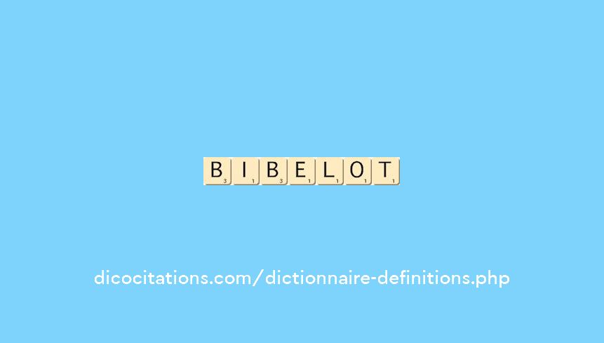 bibelot