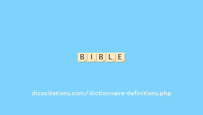 bible