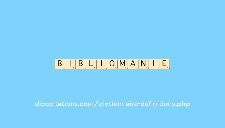 bibliomanie