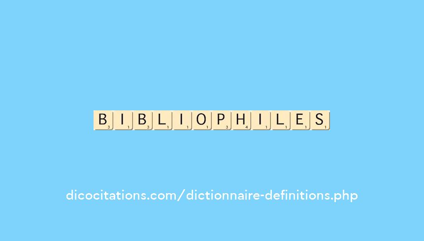 bibliophiles bibliophiles