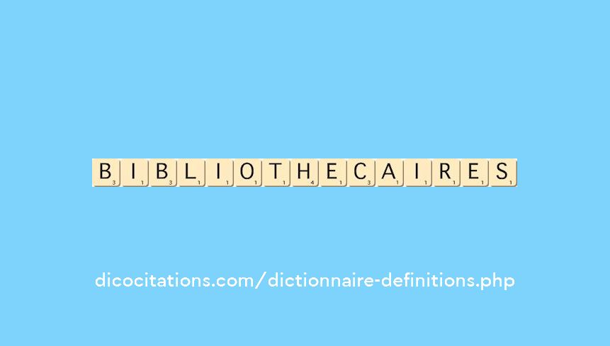 bibliothecaires bibliothecaires