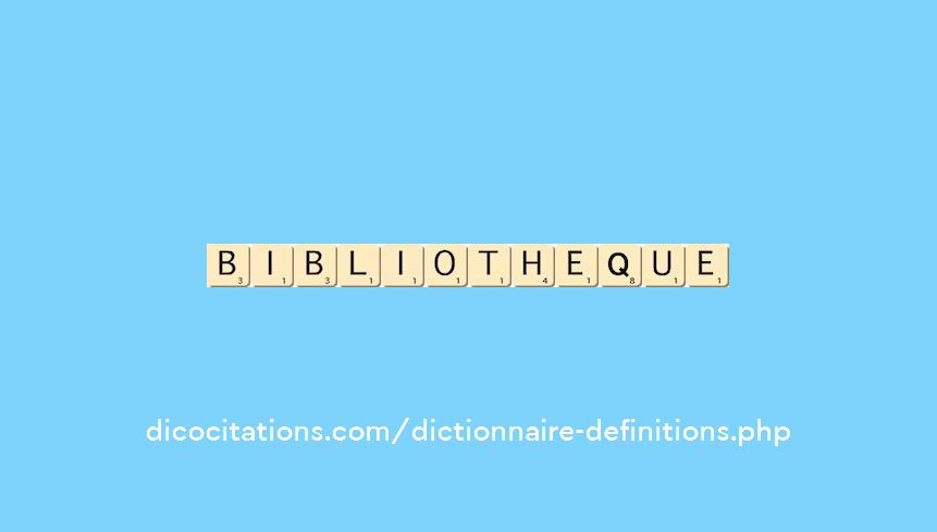 bibliotheque