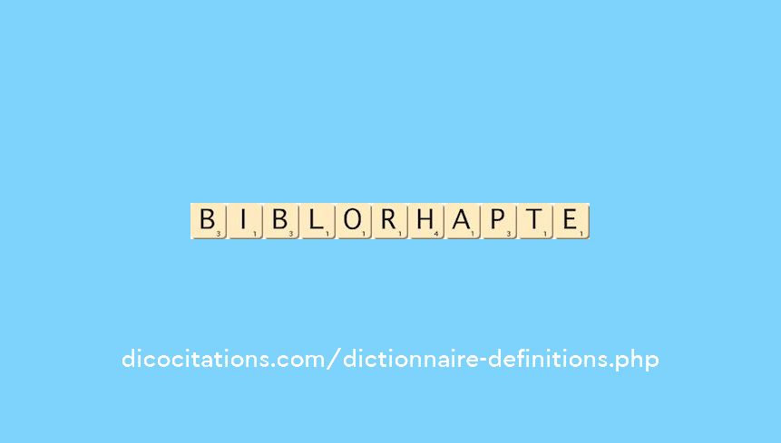 biblorhapte