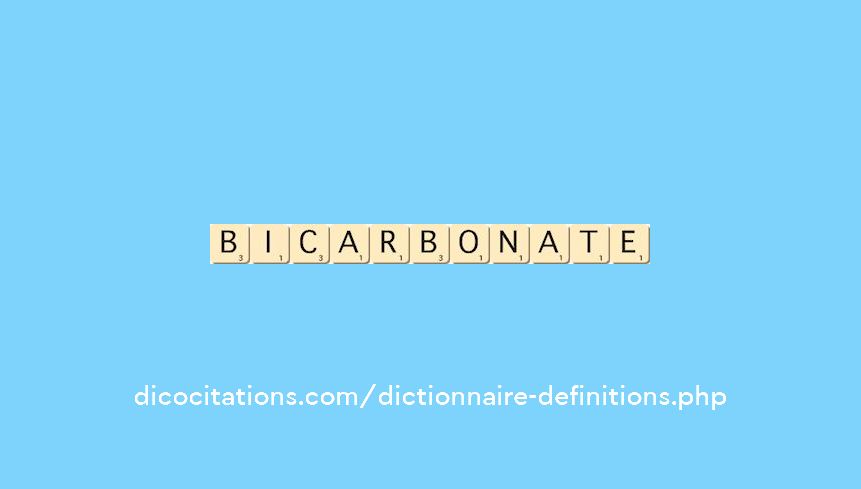 bicarbonate