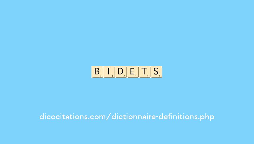 bidets bidets