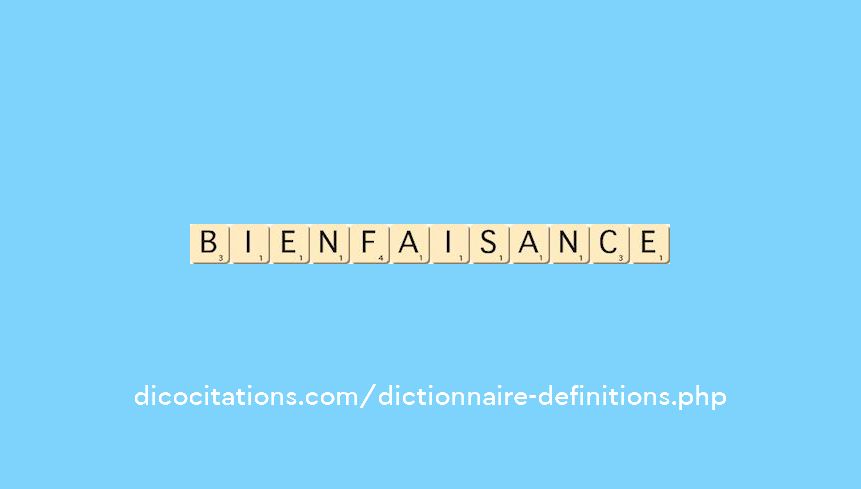 bienfaisance