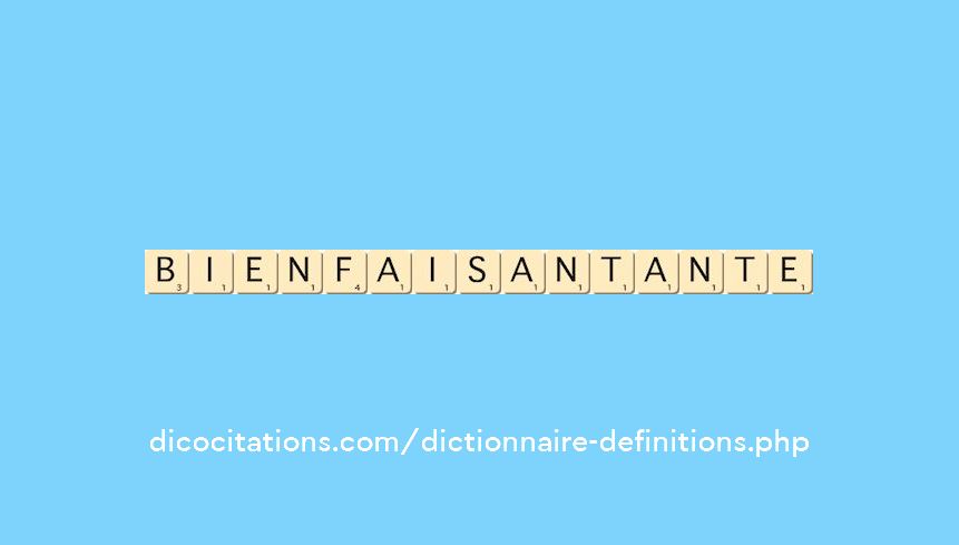 bienfaisant--ante