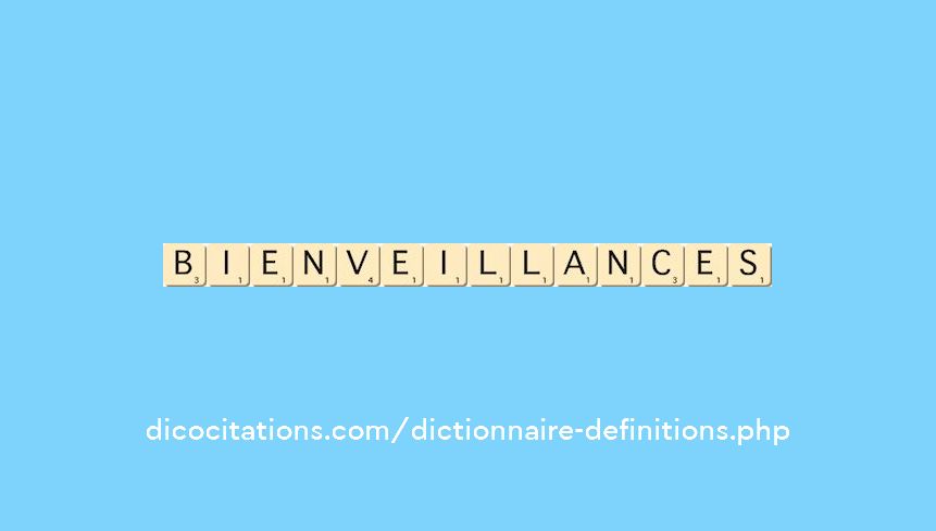 bienveillances bienveillances