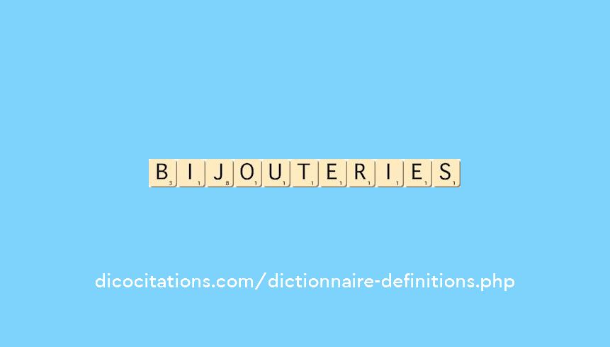 bijouteries bijouteries