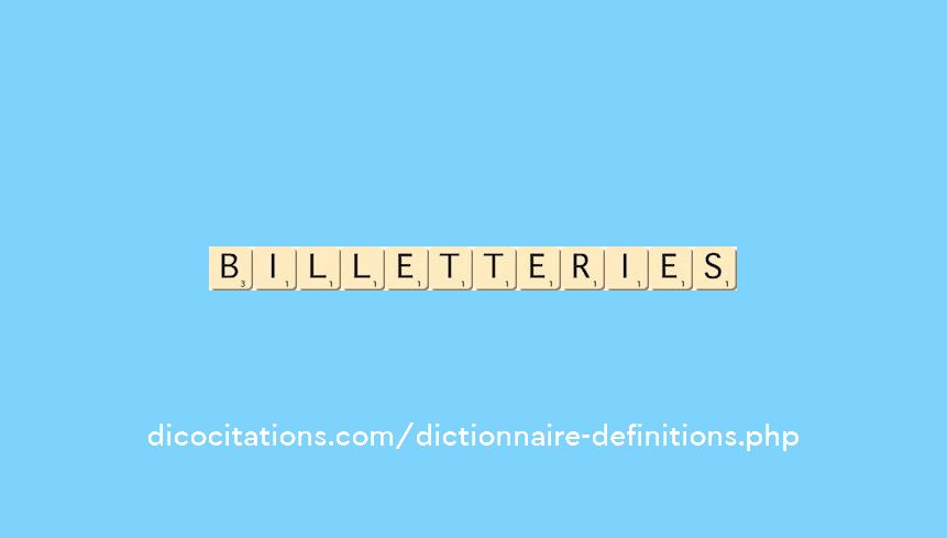 billetteries billetteries