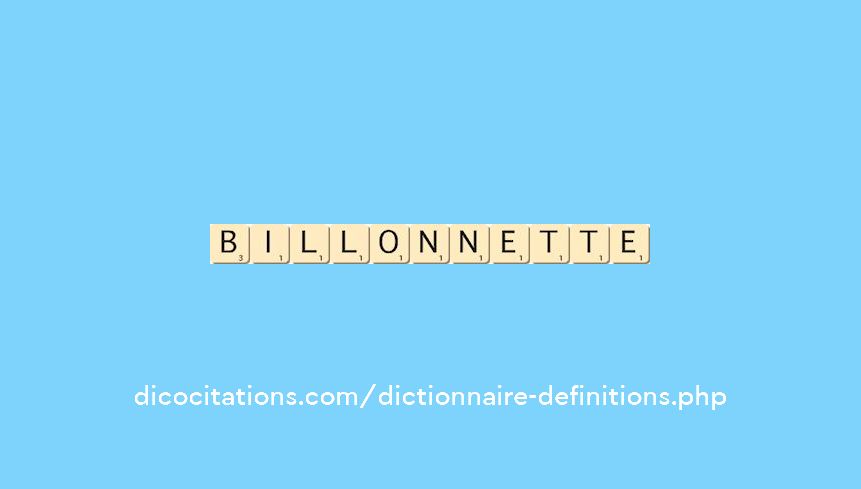 billonnette