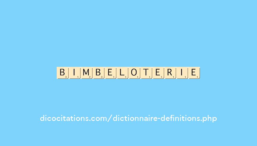 bimbeloterie bimbeloterie