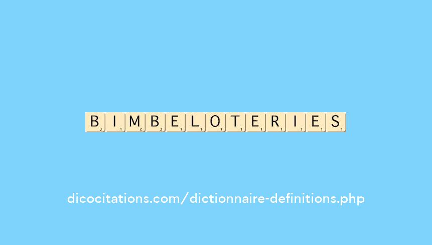 bimbeloteries bimbeloteries