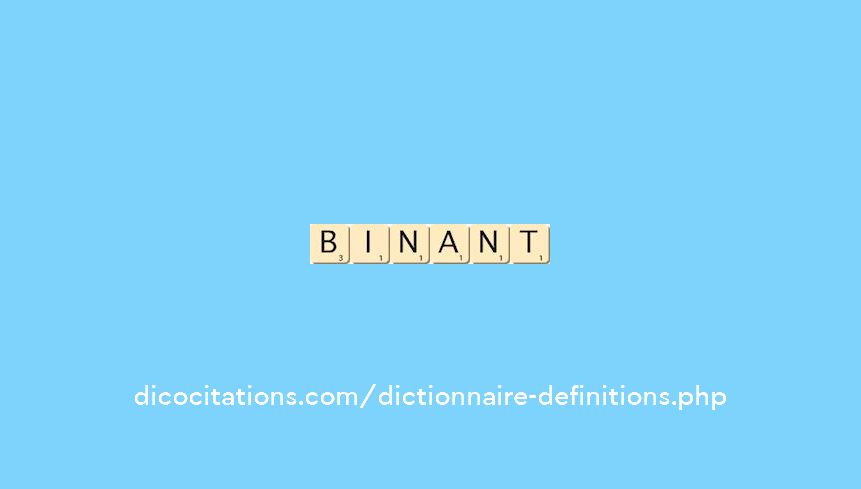 binant binant