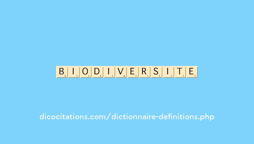 biodiversite biodiversite