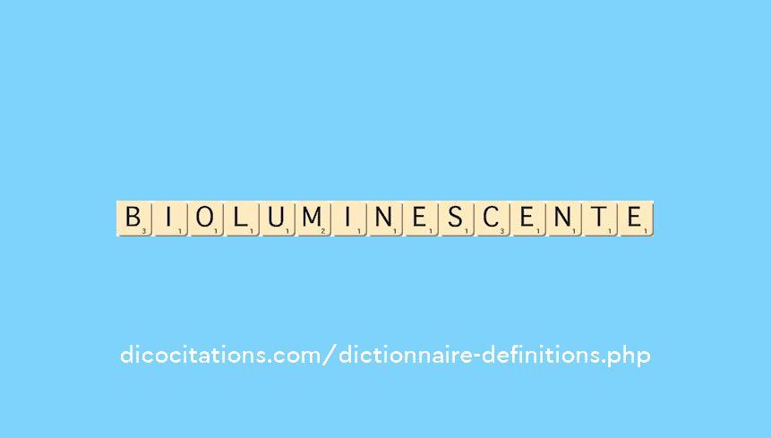 bioluminescente bioluminescente